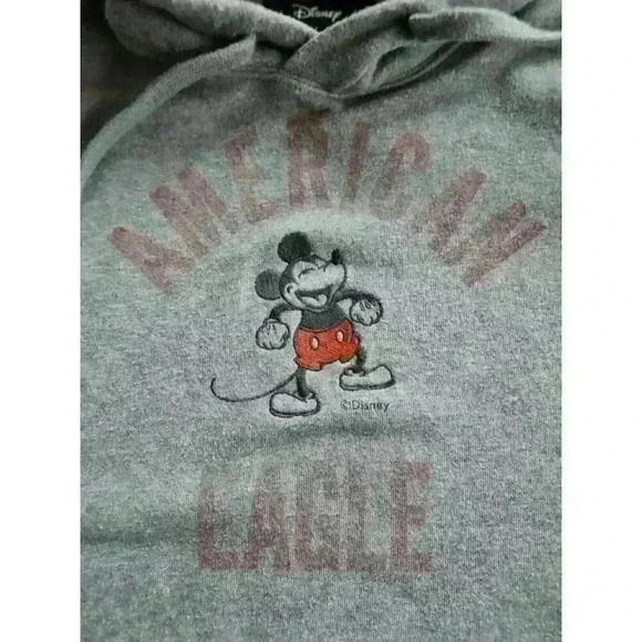 Disney X American Eagle Super Soft Hoodie Mens Size S Mickey Mouse Sweatshirt - Picture 2 of 11